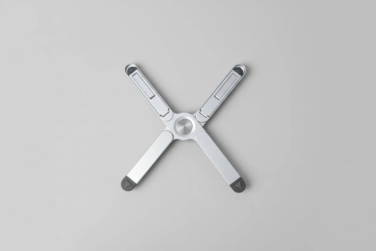 Laptop Ständer Aluminium – Höhenverstellbar & kompakt – Ergonomische Laptop Halterung – X‑Stand Quality-Office-Products