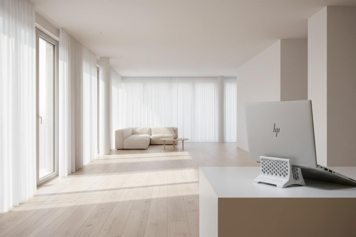 Ergonomischer Laptopständer – 3D-gedruckt, personalisierbar & individuell anpassbar Quality-Office-Products