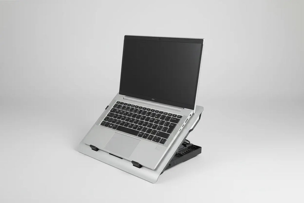 Laptop Cooling Stand mit RGB & Lüfter – Höhenverstellbar Laptop Ständer für Gaming & Büro – AeroBase Quality-Office-Products