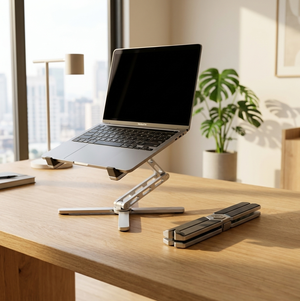 Laptop Ständer X-Stand Plus – Ergonomische Laptop Halterung für Büro & Homeoffice Quality-Office-Products