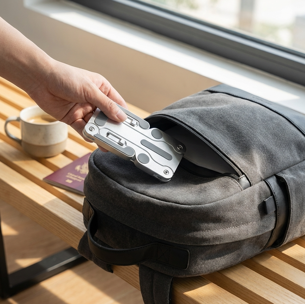 3‑in‑1 Universalhalter – Laptop, Tablet & Smartphone Ständer – Höhenverstellbar & Aluminium – FlexStand Pro Quality-Office-Products