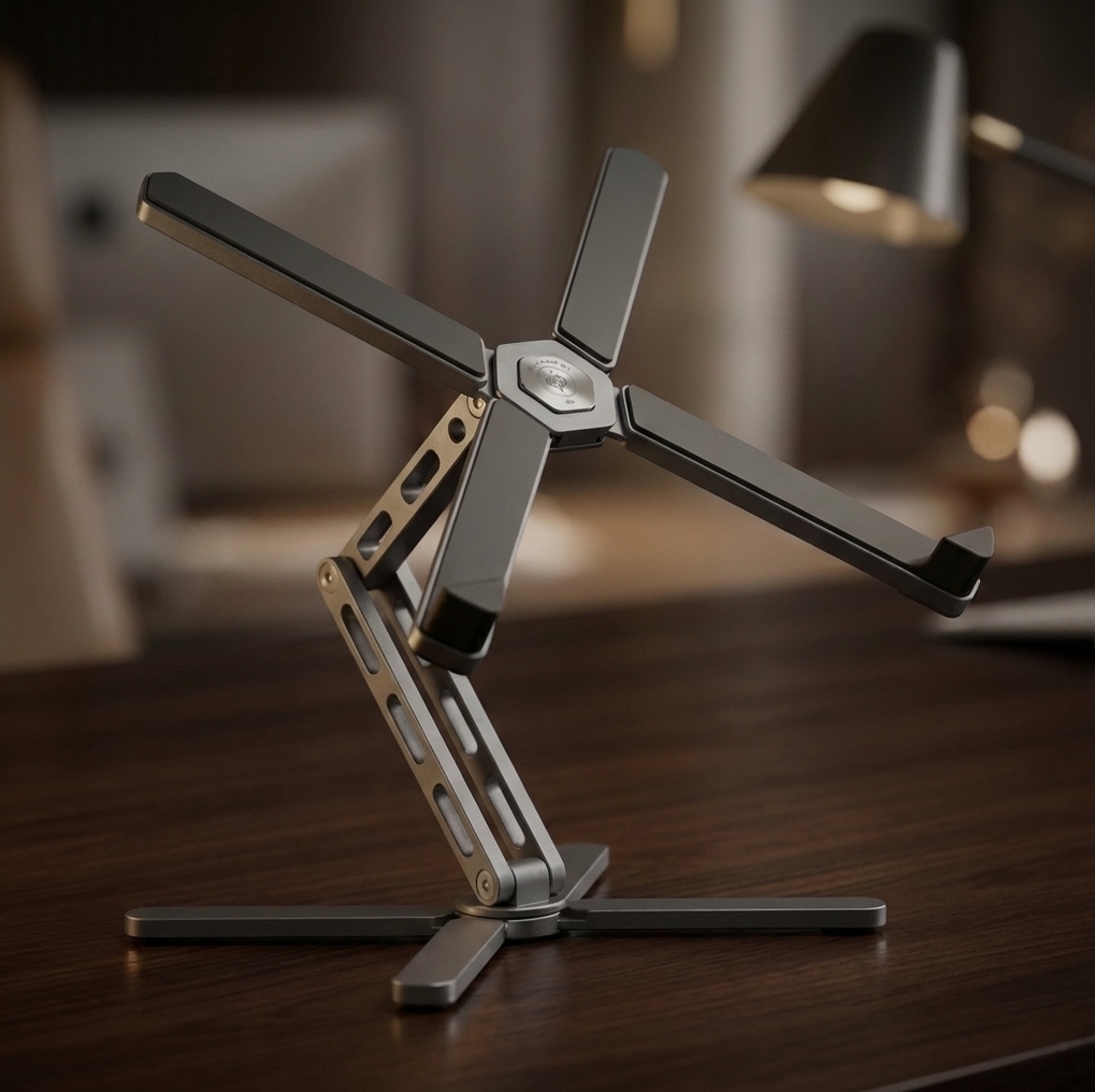 Laptop Ständer X-Stand Plus – Ergonomische Laptop Halterung für Büro & Homeoffice Quality-Office-Products