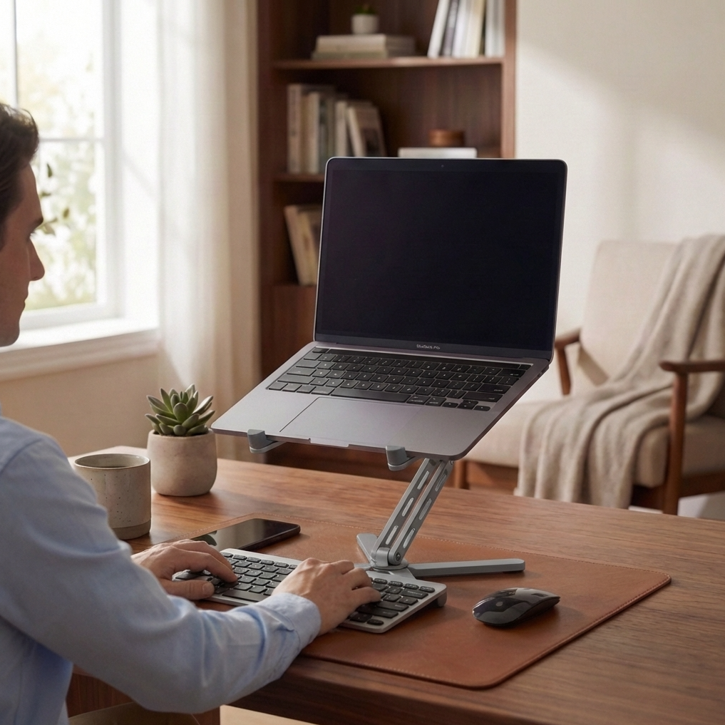 Laptop Ständer X-Stand Plus – Ergonomische Laptop Halterung für Büro & Homeoffice Quality-Office-Products