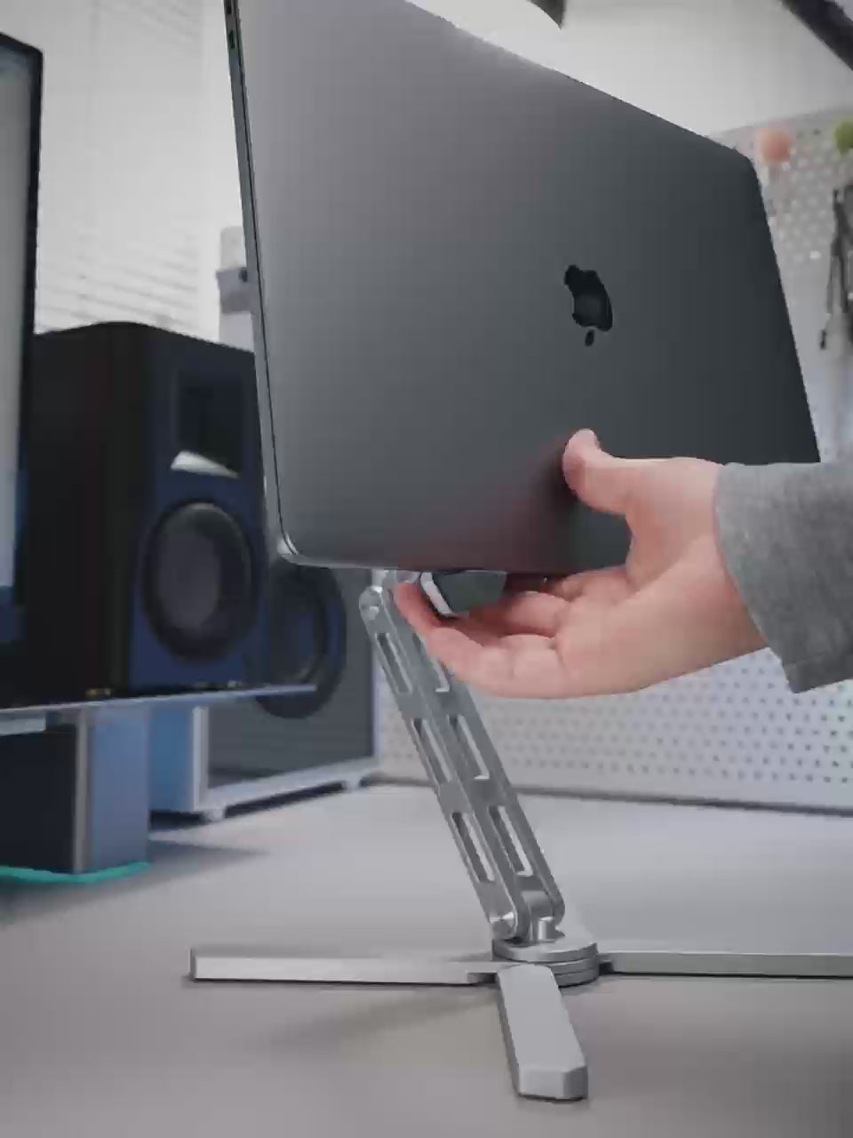 Laptop Ständer X-Stand Plus – Ergonomische Laptop Halterung für Büro & Homeoffice